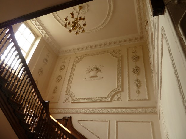 The main stairwell, looking up from the ground floor