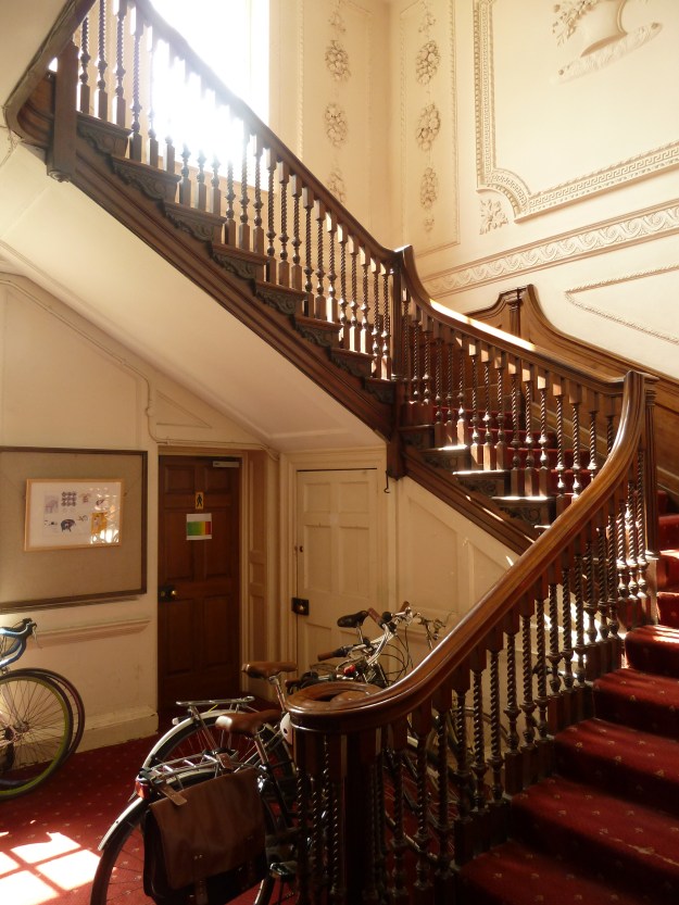 The main stairwell, showing the fine banister