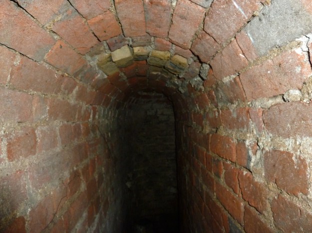 The 'Secret Passage.' This in fact is a ventilation tunnel running around the circumference of the building, to help prevent dampness in the cellar.
